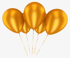 Balloons Clip Art Picture Gallery Yopriceville View - Gold Balloons Png