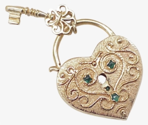 Heart Key Png Transparent - Heart Lock And Key