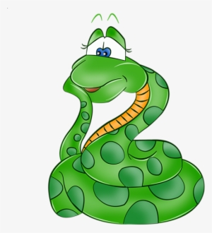 Cartoon Snake Clipart - Start With The Letter S