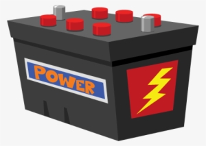 Battery Storage - Car Battery Clipart Png