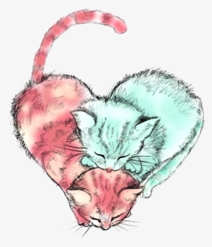 Tumblr Ship Transparent - 3 Cute Cat Drawing