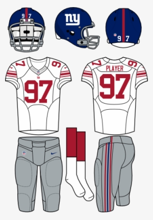 New York Giants Uniform - New York Giants Road Uniform