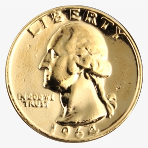 Quarter Us Dollar Gold-plated Coin - Gold Quarter Dollar