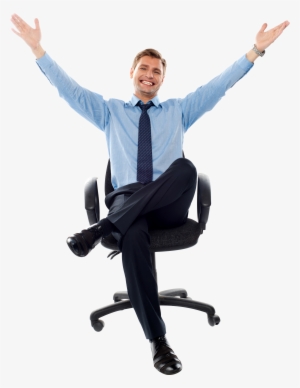 Man Sitting On Chair Png