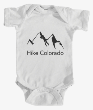 hike colorado mountain range - onesie - birthday suit