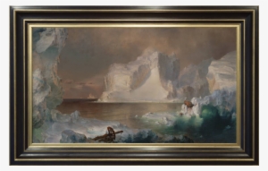 The Icebergs By Frederick Church - Frederic Edwin Church The Icebergs