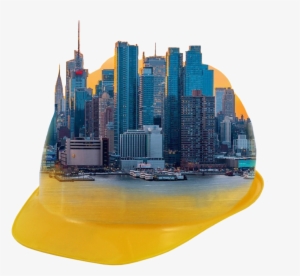 Builderhelmet Helnet Newyork Skyline Buildings Ftestick - New York City