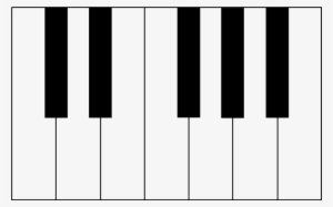 Clipart Piano Piano Key - Piano Keyboard Clipart Png