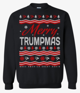 Christmas Ugly Sweater Merry Trumpmas Trump Hoodies