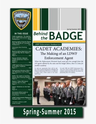 Behind The Badge Newsletter