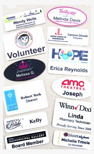Professional Magnetic Employee Name Tags