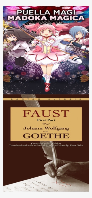 Madoka Puella Magi Goethe Faust Anime Png Madoka Puella