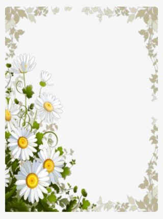 Free Png Transparent Frame With Daisies Png Images
