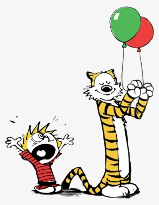 Mando Calvin And Hobbes Ballon Png Calvin And Hobbes
