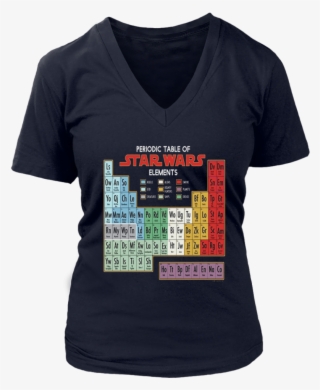 Star Wars Periodic Table Of Elements Graphic T-shirt