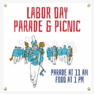 Labor Day Vinyl Banner