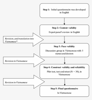 Steps Of Developments Of The Questionnaire