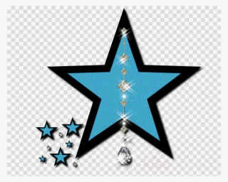 Black And Blue Star Clipart Clip Art