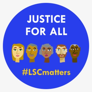 Justice For All Lsc Gold Button