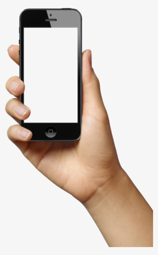 phone in hand png image
