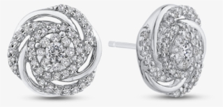 14k White Gold Earrings Ea0756-42w