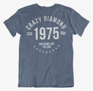 Crazy Diamon T Shirt On Blue