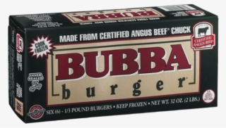 Bubba Burger Certified Angus Beef Chuck 1/3 Pound Burgers