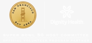 The Super Bowl 50 Host Committee Volunteer Program - Badge