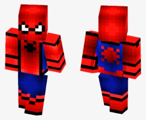 Spider-man Homecoming Suit - Spiderman Ps4 Skin Minecraft