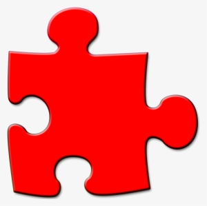 Red Puzzle Piece - Jigsaw Pieces Png