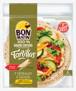 Bon Matin® 9 Grains Tortillas - Dempster's 7" Whole Grains Ancient Grains Tortillas