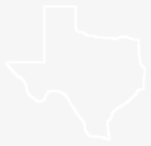 Texas Outline - Twitter White Icon Png