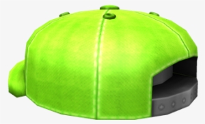 Neon Backwards Cap - Roblox Green Cap