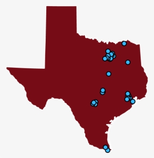 Planned Parenthood Centers - Texas Map