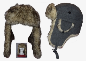 Vector Royalty Free Download Ushanka Fur Hat Png Stock - Fur Hat Transparent Png