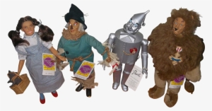 Wizard Of Oz- Presents 1987 Set Of 4 Dolls - The Wizard Of Oz