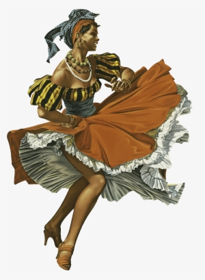 Dancer Vintage Caribbean - Caribbean Dance Png
