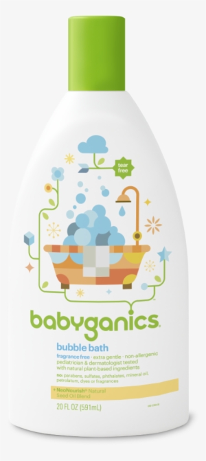 Bubble Bath Fragrance Free - Babyganics Baby Bubble Bath With Shampoo & Body