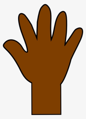 Clip Arts Related To - Brown Hand Clipart