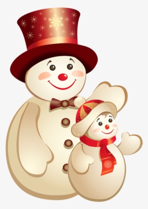 Cute Snowmns Png Clipart Image - Christmas Wishes,snowman And Candle Banner
