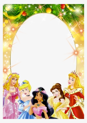 Frame Clipart Disney Princess - Princess Birthday Frame Png