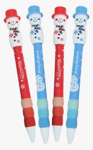 Cute Snowman Pens Snowman Pens With A 'merry Christmas' - Christmas Day