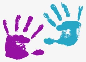 Sandrine Assistante Maternelle Child Handprint Png - Hand Print Clip Art