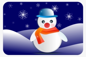 Free Cute Clipart - Snowman Animated Clipart