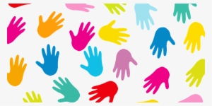 Handprint Transparent Colorful Image Free Download - We Need Diverse Books