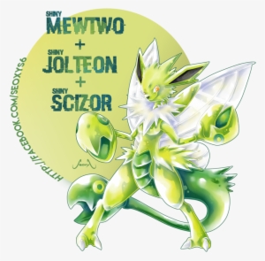 Shiny Mewtwo X Shiny Jolteon X Shiny Scizor By Seoxys6 - Shiny Scizor Pokemon X