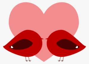 Red Valentine Love Birds - Love Birds Transparent Background