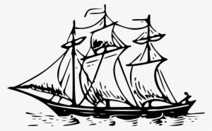 This Free Icons Png Design Of Sailing Ship, Three Masted