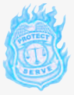 Blue Flames Png Transparent - Emblem