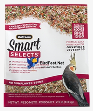 Zupreem, Smart Selects, Cockatiels & Lovebirds - Zupreem Smart Selects Canary Finch